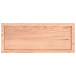 vidaXL Blat de masă maro 100x40x(2-6) cm, lemn masiv stejar tratat vidaXL Blat de masă maro 100x40x(2-6) cm, lemn masiv stejar tratat