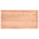 vidaXL Blat de masă maro 100x50x(2-6) cm, lemn masiv stejar tratat vidaXL Blat de masă maro 100x50x(2-6) cm, lemn masiv stejar tratat