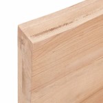 vidaXL Blat de masă maro 100x50x(2-6) cm, lemn masiv stejar tratat vidaXL Blat de masă maro 100x50x(2-6) cm, lemn masiv stejar tratat
