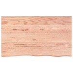 vidaXL Blat masă maro deschis 100x60x2 cm, lemn masiv stejar tratat vidaXL Blat masă maro deschis 100x60x2 cm, lemn masiv stejar tratat