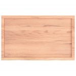 vidaXL Blat de masă maro 100x60x(2-4) cm, lemn masiv stejar tratat vidaXL Blat de masă maro 100x60x(2-4) cm, lemn masiv stejar tratat