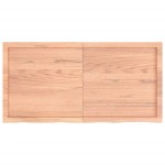 vidaXL Blat de masă maro 120x60x(2-4) cm, lemn masiv stejar tratat vidaXL Blat de masă maro 120x60x(2-4) cm, lemn masiv stejar tratat