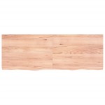 vidaXL Blat de masă maro 140x50x(2-4) cm, lemn masiv stejar tratat vidaXL Blat de masă maro 140x50x(2-4) cm, lemn masiv stejar tratat