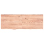 vidaXL Blat de masă maro 140x50x(2-6) cm, lemn masiv stejar tratat vidaXL Blat de masă maro 140x50x(2-6) cm, lemn masiv stejar tratat