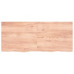 vidaXL Blat de masă maro 140x60x(2-4) cm, lemn masiv stejar tratat vidaXL Blat de masă maro 140x60x(2-4) cm, lemn masiv stejar tratat
