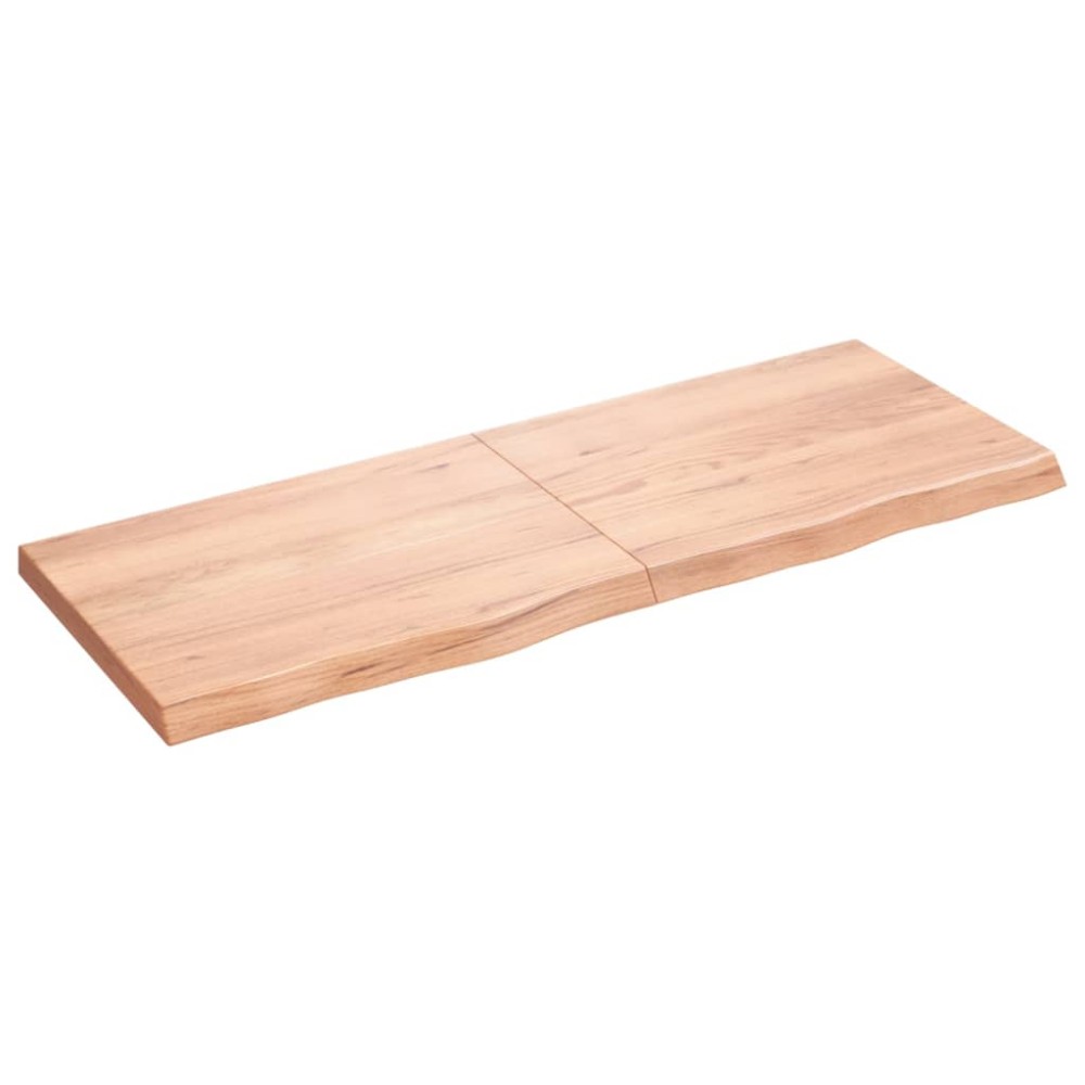 vidaXL Blat de masă maro 160x60x(2-6) cm, lemn masiv stejar tratat