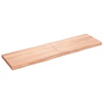 vidaXL Blat de masă maro 180x50x(2-6) cm, lemn masiv stejar tratat vidaXL Blat de masă maro 180x50x(2-6) cm, lemn masiv stejar tratat