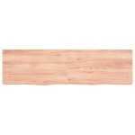 vidaXL Blat de masă maro 180x50x(2-6) cm, lemn masiv stejar tratat vidaXL Blat de masă maro 180x50x(2-6) cm, lemn masiv stejar tratat