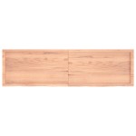 vidaXL Blat de masă maro 180x50x(2-6) cm, lemn masiv stejar tratat vidaXL Blat de masă maro 180x50x(2-6) cm, lemn masiv stejar tratat