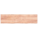 vidaXL Blat de masă maro 200x50x(2-6) cm, lemn masiv stejar tratat vidaXL Blat de masă maro 200x50x(2-6) cm, lemn masiv stejar tratat