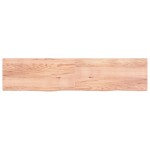 vidaXL Blat de masă maro 220x50x(2-6) cm, lemn masiv stejar tratat vidaXL Blat de masă maro 220x50x(2-6) cm, lemn masiv stejar tratat