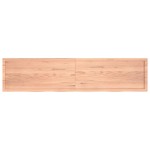 vidaXL Blat de masă maro 220x50x(2-6) cm, lemn masiv stejar tratat vidaXL Blat de masă maro 220x50x(2-6) cm, lemn masiv stejar tratat
