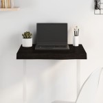 vidaXL Blat de masă maro 60x40x(2-6) cm, lemn masiv stejar tratat vidaXL Blat de masă maro 60x40x(2-6) cm, lemn masiv stejar tratat