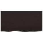 vidaXL Blat de masă maro 80x40x(2-6) cm, lemn masiv stejar tratat vidaXL Blat de masă maro 80x40x(2-6) cm, lemn masiv stejar tratat