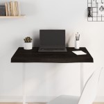 vidaXL Blat de masă maro 80x60x(2-6) cm, lemn masiv stejar tratat vidaXL Blat de masă maro 80x60x(2-6) cm, lemn masiv stejar tratat