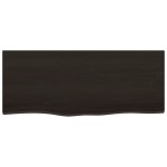 vidaXL Blat de masă maro închis 100x40x2cm lemn masiv de stejar tratat vidaXL Blat de masă maro închis 100x40x2cm lemn masiv de stejar tratat