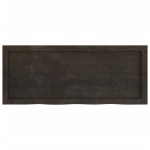 vidaXL Blat de masă maro 100x40x(2-4) cm, lemn masiv stejar tratat vidaXL Blat de masă maro 100x40x(2-4) cm, lemn masiv stejar tratat