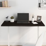 vidaXL Blat de masă maro închis 100x50x2cm lemn masiv de stejar tratat vidaXL Blat de masă maro închis 100x50x2cm lemn masiv de stejar tratat