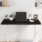 vidaXL Blat de masă maro 100x50x(2-4) cm, lemn masiv stejar tratat vidaXL Blat de masă maro 100x50x(2-4) cm, lemn masiv stejar tratat