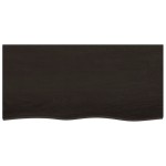 vidaXL Blat de masă maro 100x50x(2-4) cm, lemn masiv stejar tratat vidaXL Blat de masă maro 100x50x(2-4) cm, lemn masiv stejar tratat