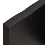 vidaXL Blat de masă maro 100x50x(2-4) cm, lemn masiv stejar tratat vidaXL Blat de masă maro 100x50x(2-4) cm, lemn masiv stejar tratat