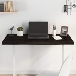 vidaXL Blat de masă maro 100x50x(2-6) cm, lemn masiv stejar tratat vidaXL Blat de masă maro 100x50x(2-6) cm, lemn masiv stejar tratat