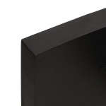 vidaXL Blat de masă maro 100x50x(2-6) cm, lemn masiv stejar tratat vidaXL Blat de masă maro 100x50x(2-6) cm, lemn masiv stejar tratat