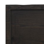 vidaXL Blat de masă maro 100x60x(2-4) cm, lemn masiv stejar tratat vidaXL Blat de masă maro 100x60x(2-4) cm, lemn masiv stejar tratat