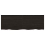 vidaXL Blat de masă maro 120x40x(2-6) cm, lemn masiv stejar tratat vidaXL Blat de masă maro 120x40x(2-6) cm, lemn masiv stejar tratat