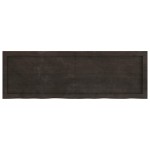 vidaXL Blat de masă maro 120x40x(2-6) cm, lemn masiv stejar tratat vidaXL Blat de masă maro 120x40x(2-6) cm, lemn masiv stejar tratat
