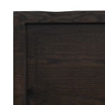 vidaXL Blat de masă maro 120x40x(2-6) cm, lemn masiv stejar tratat vidaXL Blat de masă maro 120x40x(2-6) cm, lemn masiv stejar tratat