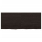vidaXL Blat de masă maro 120x50x(2-4) cm, lemn masiv stejar tratat vidaXL Blat de masă maro 120x50x(2-4) cm, lemn masiv stejar tratat