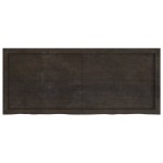 vidaXL Blat de masă maro 120x50x(2-6) cm, lemn masiv stejar tratat vidaXL Blat de masă maro 120x50x(2-6) cm, lemn masiv stejar tratat