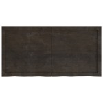 vidaXL Blat de masă maro 120x60x(2-6) cm, lemn masiv stejar tratat vidaXL Blat de masă maro 120x60x(2-6) cm, lemn masiv stejar tratat