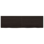 vidaXL Blat de masă maro 140x40x(2-6) cm, lemn masiv stejar tratat vidaXL Blat de masă maro 140x40x(2-6) cm, lemn masiv stejar tratat
