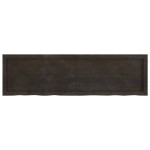 vidaXL Blat de masă maro 140x40x(2-6) cm, lemn masiv stejar tratat vidaXL Blat de masă maro 140x40x(2-6) cm, lemn masiv stejar tratat