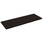 vidaXL Blat de masă maro 140x50x(2-4) cm, lemn masiv stejar tratat vidaXL Blat de masă maro 140x50x(2-4) cm, lemn masiv stejar tratat