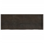 vidaXL Blat de masă maro 140x50x(2-6) cm, lemn masiv stejar tratat vidaXL Blat de masă maro 140x50x(2-6) cm, lemn masiv stejar tratat