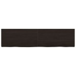 vidaXL Blat de masă maro 160x40x(2-4) cm, lemn masiv stejar tratat vidaXL Blat de masă maro 160x40x(2-4) cm, lemn masiv stejar tratat