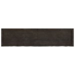 vidaXL Blat de masă maro 160x40x(2-4) cm, lemn masiv stejar tratat vidaXL Blat de masă maro 160x40x(2-4) cm, lemn masiv stejar tratat
