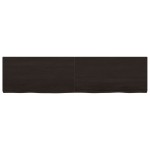 vidaXL Blat de masă maro 160x40x(2-6) cm, lemn masiv stejar tratat vidaXL Blat de masă maro 160x40x(2-6) cm, lemn masiv stejar tratat