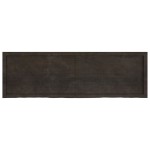 vidaXL Blat de masă maro 160x50x(2-6) cm, lemn masiv stejar tratat vidaXL Blat de masă maro 160x50x(2-6) cm, lemn masiv stejar tratat