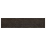 vidaXL Blat de masă maro 180x40x(2-6) cm, lemn masiv stejar tratat vidaXL Blat de masă maro 180x40x(2-6) cm, lemn masiv stejar tratat