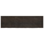 vidaXL Blat de masă maro 180x50x(2-6) cm, lemn masiv stejar tratat vidaXL Blat de masă maro 180x50x(2-6) cm, lemn masiv stejar tratat