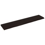 vidaXL Blat de masă maro 200x40x(2-6) cm, lemn masiv stejar tratat vidaXL Blat de masă maro 200x40x(2-6) cm, lemn masiv stejar tratat
