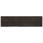 vidaXL Blat de masă maro 200x50x(2-6) cm, lemn masiv stejar tratat vidaXL Blat de masă maro 200x50x(2-6) cm, lemn masiv stejar tratat