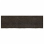 vidaXL Blat de masă maro 200x60x(2-4) cm, lemn masiv stejar tratat vidaXL Blat de masă maro 200x60x(2-4) cm, lemn masiv stejar tratat