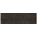 vidaXL Blat de masă maro 200x60x(2-6) cm, lemn masiv stejar tratat vidaXL Blat de masă maro 200x60x(2-6) cm, lemn masiv stejar tratat