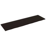 vidaXL Blat de masă maro 220x60x(2-4) cm, lemn masiv stejar tratat vidaXL Blat de masă maro 220x60x(2-4) cm, lemn masiv stejar tratat