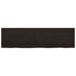 vidaXL Blat de masă maro 220x60x(2-4) cm, lemn masiv stejar tratat vidaXL Blat de masă maro 220x60x(2-4) cm, lemn masiv stejar tratat